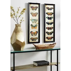 Kirklands Home Literary Butterflies Framed Art Prints, Set of 2 Online