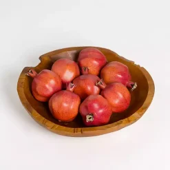 Decorative Bowls & Jars>Kirklands Home Live Edge Teak Wood Decorative Bowl Brown