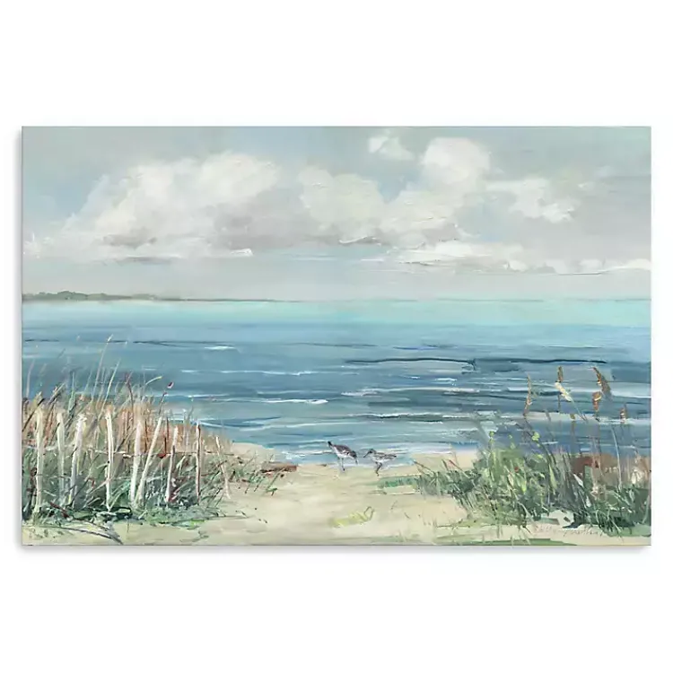 Kirklands Home Lively Cove Canvas Art Print, 48x32 in. Blue Online