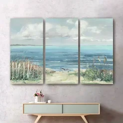 Kirklands Home Lively Cove Canvas Art Prints, Set of 3 Multi Best