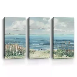 Kirklands Home Lively Cove Canvas Art Prints, Set of 3 Multi Best