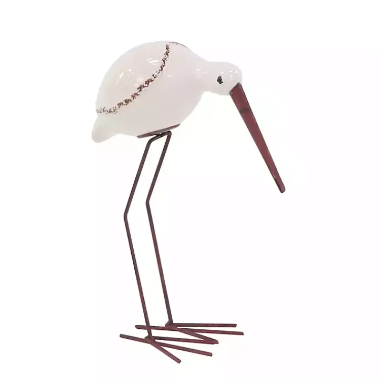 Statues & Figurines>Kirklands Home Long Beak Stoneware Bird Figurines, Set of 3 White
