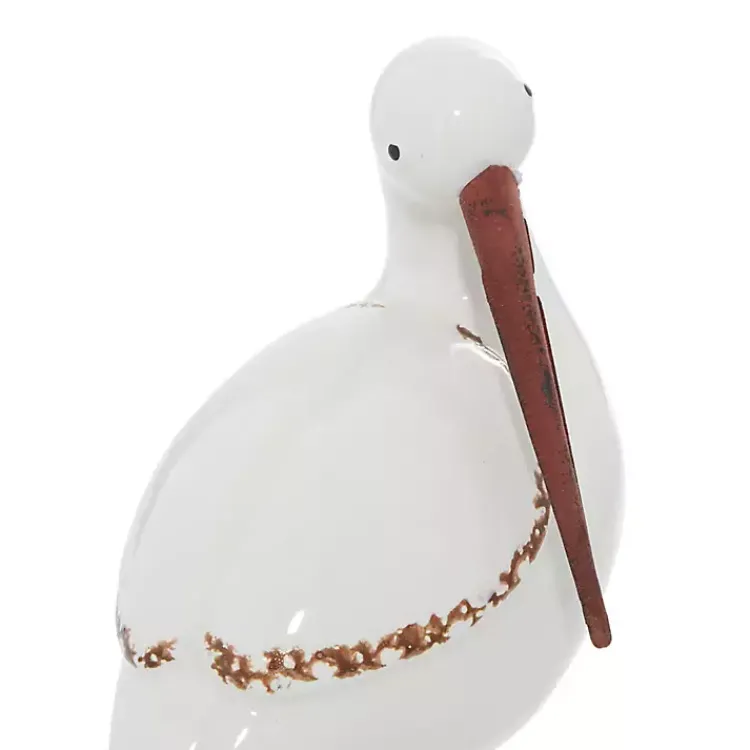 Statues & Figurines>Kirklands Home Long Beak Stoneware Bird Figurines, Set of 3 White
