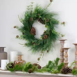 Wreaths>Kirklands Home Long Needle Pine Christmas Wreath