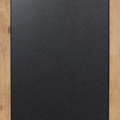 Kirklands Home Long Wood and Metal Frame Chalkboard New