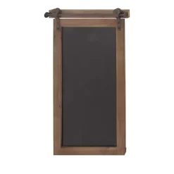Kirklands Home Long Wood and Metal Frame Chalkboard New