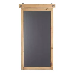 Kirklands Home Long Wood and Metal Frame Chalkboard New