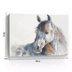 Kirklands Home Looking Back Giclee Canvas Art Print White New