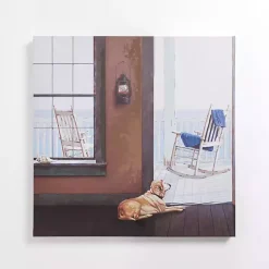 Kirklands Home Looking Out At Sea Canvas Art Print Discount