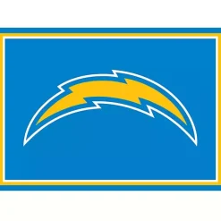 Kirklands Home Los Angeles Chargers Area Rug, 3x4 Blue