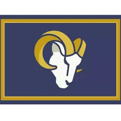 Kirklands Home Los Angeles Rams Area Rug, 3x4 Blue Clearance