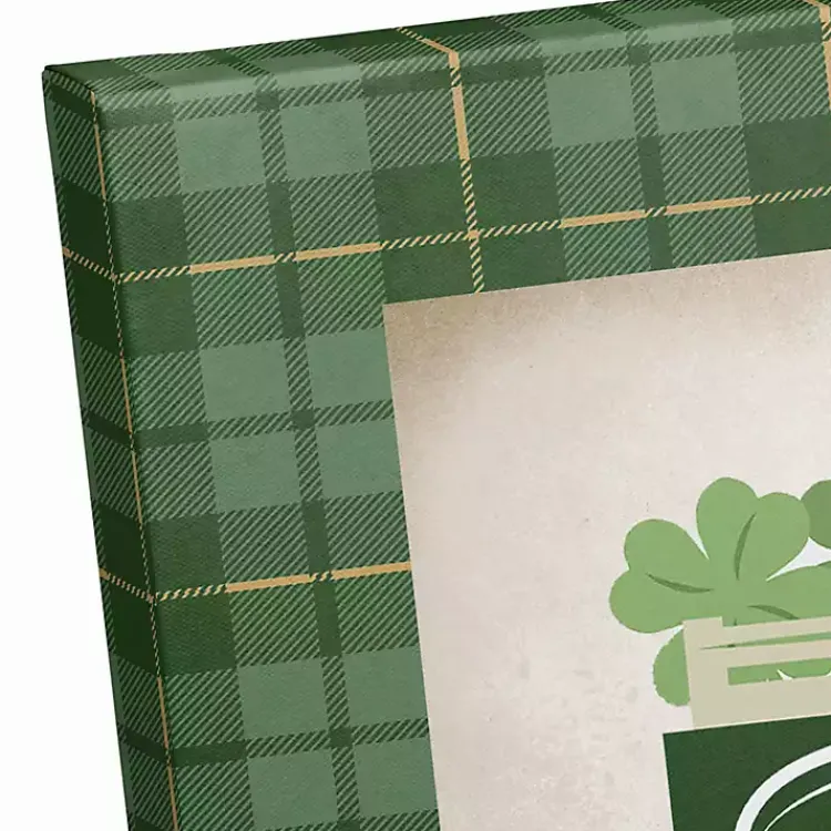 St Patricks Day Decorations>Kirklands Home Lots of Luck Truck Canvas Wall Plaque