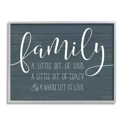 Kirklands Home Loud Family Framed Giclee Canvas Art Print Online