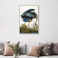 Kirklands Home Louisiana Heron Framed Canvas Art Print Multi Outlet