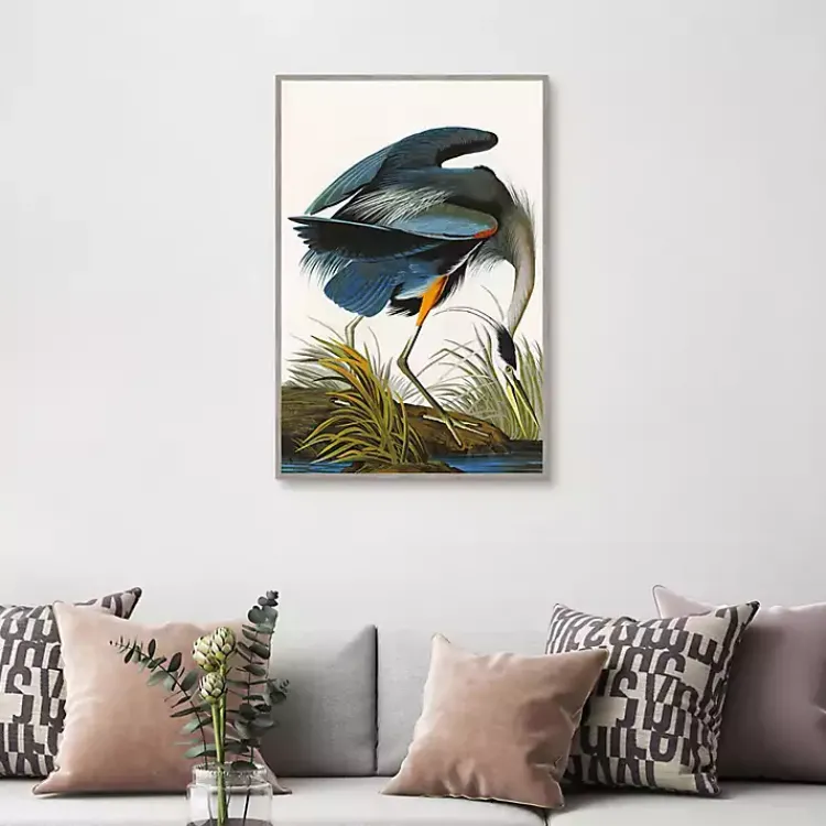 Kirklands Home Louisiana Heron Framed Canvas Art Print Multi Outlet