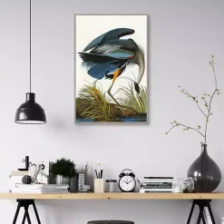 Kirklands Home Louisiana Heron Framed Canvas Art Print Multi Outlet