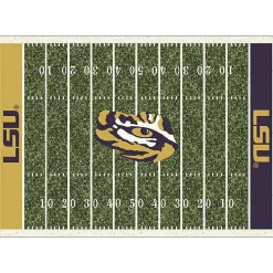 Kirklands Home Louisiana State University Home Field Area Rug, 6x8 Green Online