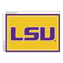 Kirklands Home Louisiana State University Area Rug, 3x4 Clearance