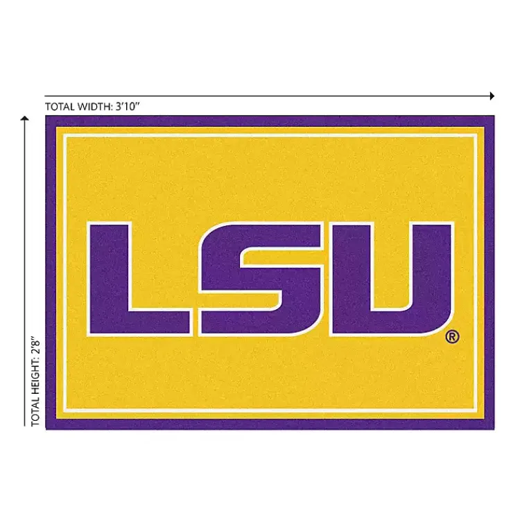 Kirklands Home Louisiana State University Area Rug, 3x4 Clearance