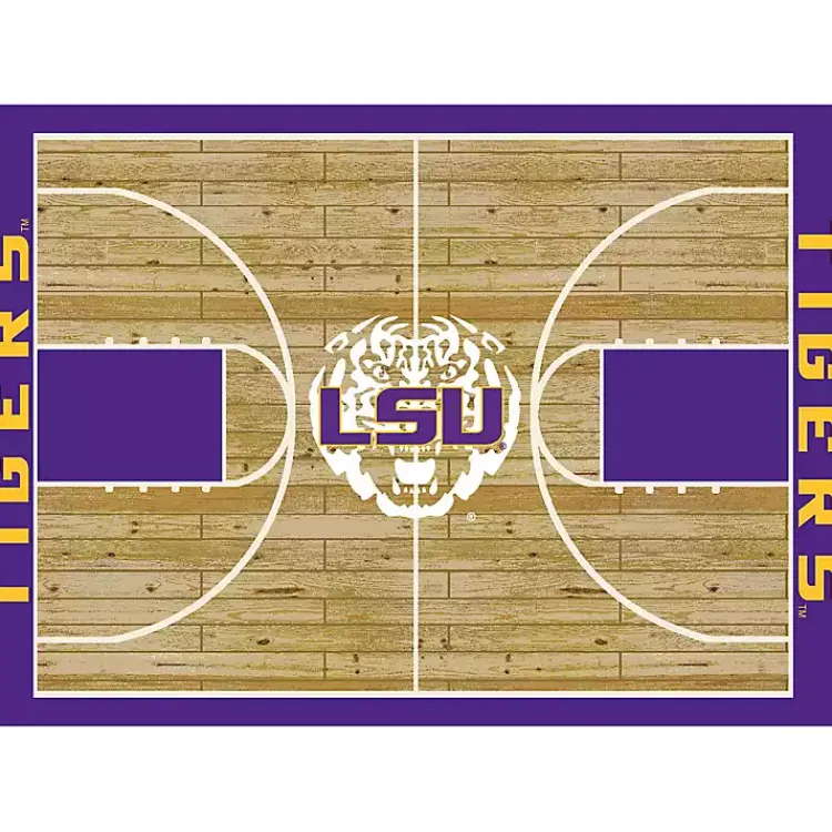 Kirklands Home Louisiana State University Courtside Area Rug, 4x6 Online