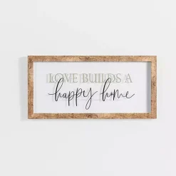 Kirklands Home Love Builds a Happy Home Wall Plaque Sale