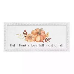 Fall>Kirklands Home Love Fall The Most Framed Wall Plaque