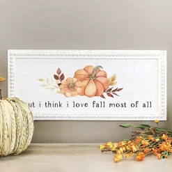 Fall>Kirklands Home Love Fall The Most Framed Wall Plaque
