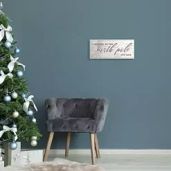 Christmas Art & Wall Decor>Kirklands Home Love You to the North Pole Wood Wall Plaque