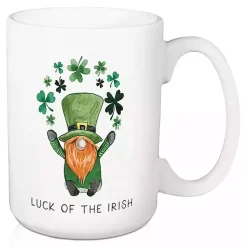 Kirklands Home Luck of the Irish Shamrocks Mugs, Set of 2 New