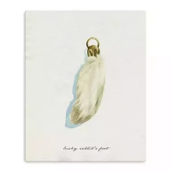 St Patricks Day Decorations>Kirklands Home Lucky Rabbit's Foot Canvas Art Print