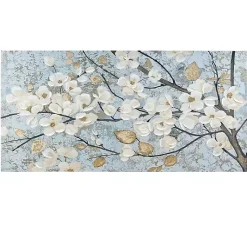 Kirklands Home Luminous Gold Foil Bloom Canvas Art Print Clearance