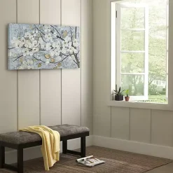 Kirklands Home Luminous Gold Foil Bloom Canvas Art Print Clearance