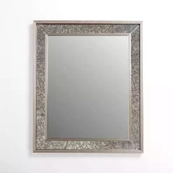 Kirklands Home Luxe Silver Antique Frame Wall Mirror, 43 in. Outlet