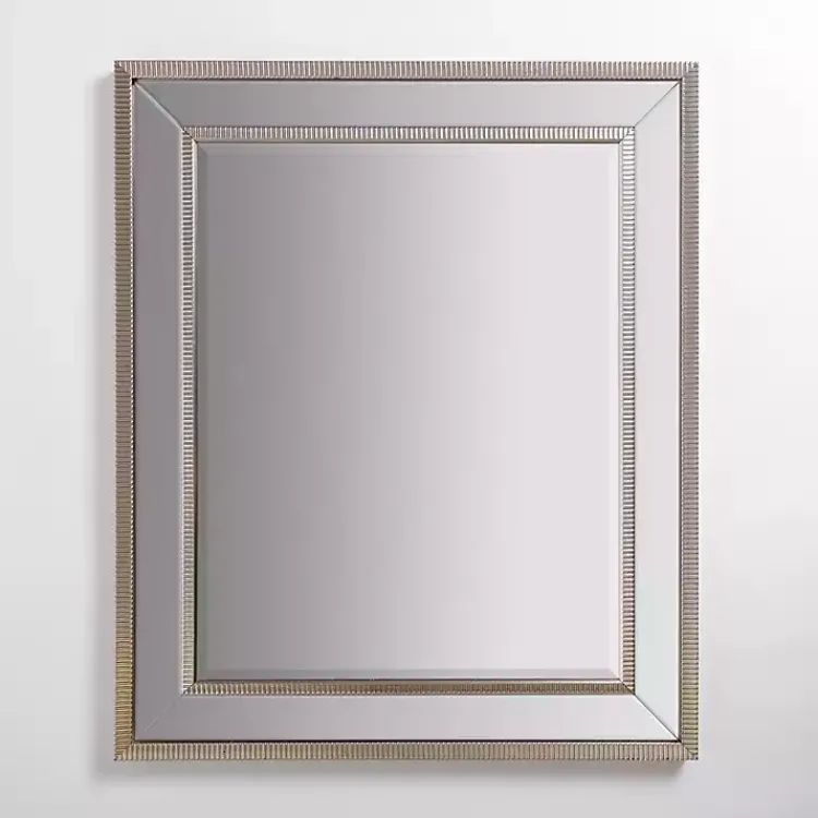 Kirklands Home Luxe Silver Wall Mirror, 35 in. Discount