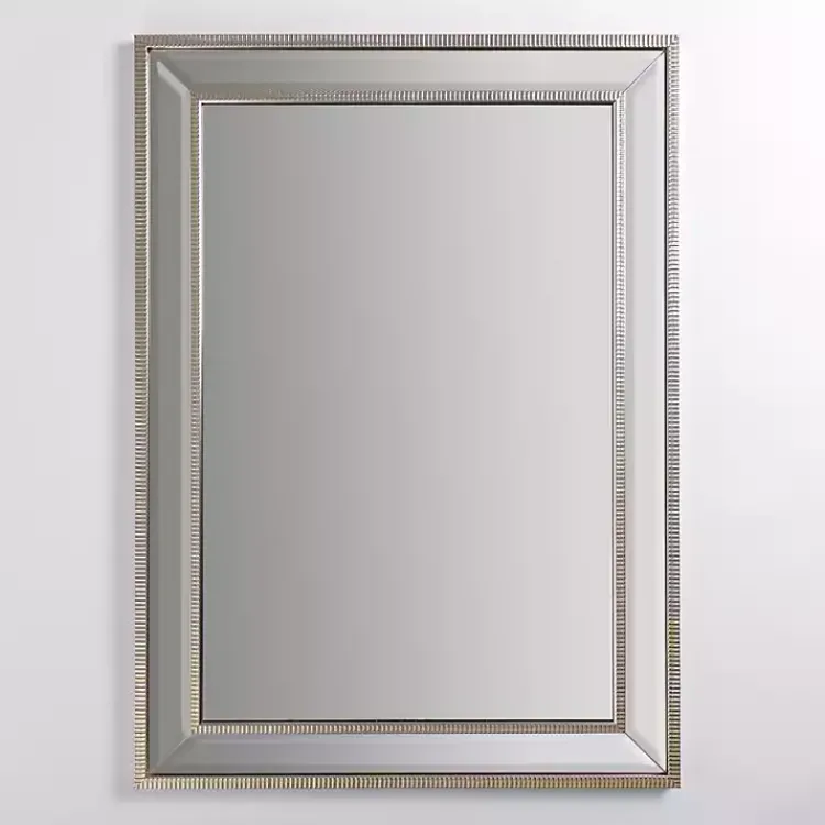 Kirklands Home Luxe Silver Wall Mirror, 43 in. Outlet