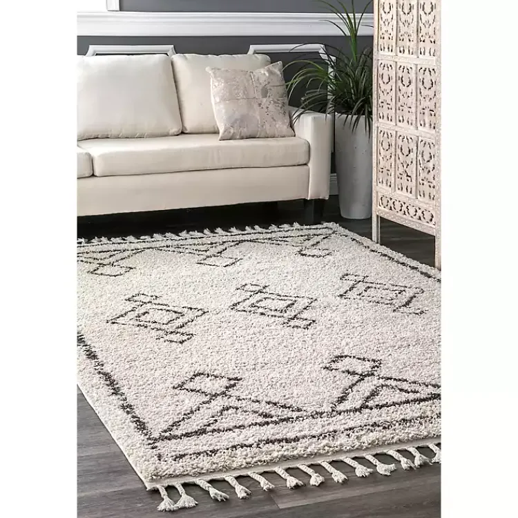 Kirklands Home Macey Moroccan Diamond Area Rug, 8x10 Best