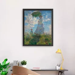 Kirklands Home Madame Monet and Her Son Framed Canvas Art Print New