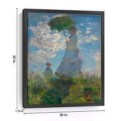 Kirklands Home Madame Monet and Her Son Framed Canvas Art Print New
