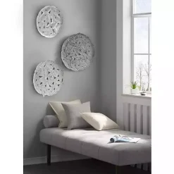 Kirklands Home Madison Park Iron Feathers Wall Plaques, Set of 3 Hot