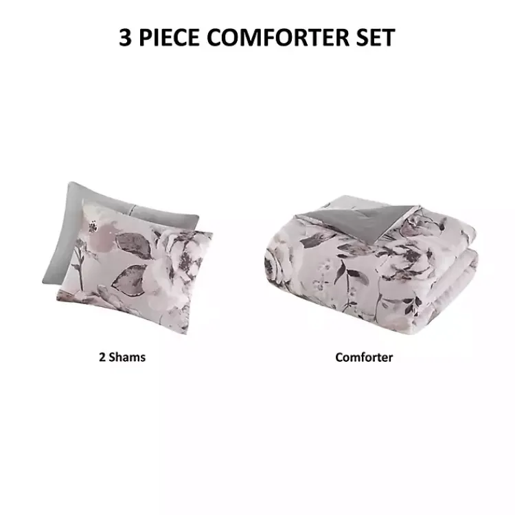 Kirklands Home Madison Park Penny 3-pc. King Comforter Set Purple Best