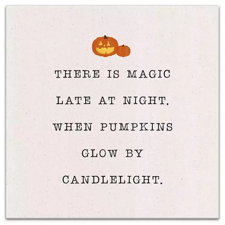 Halloween>Kirklands Home Magic At Night Canvas Art Print White