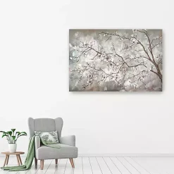 Kirklands Home Magnolia Branches Landscape Canvas Art Print Tan Sale