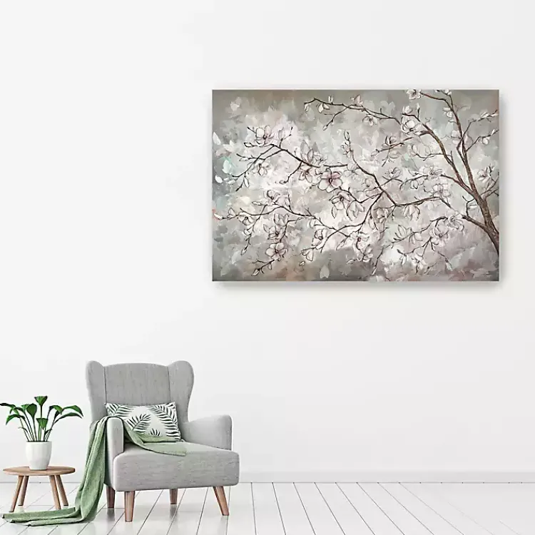 Kirklands Home Magnolia Branches Landscape Canvas Art Print Tan Sale