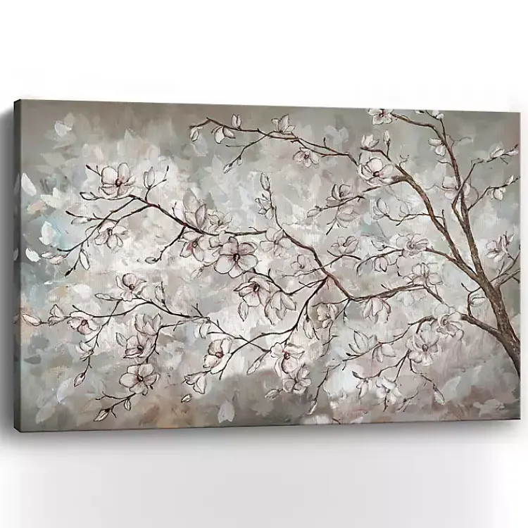 Kirklands Home Magnolia Branches Landscape Canvas Art Print Tan Sale