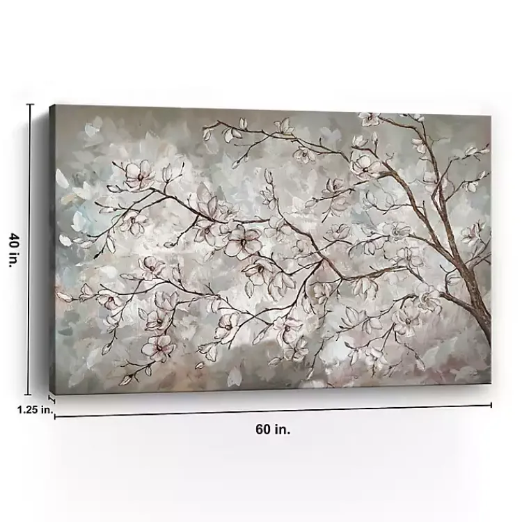 Kirklands Home Magnolia Branches Landscape Canvas Art Print Tan Sale