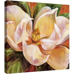 Kirklands Home Magnolia Glow I Canvas Art Print Multi Hot