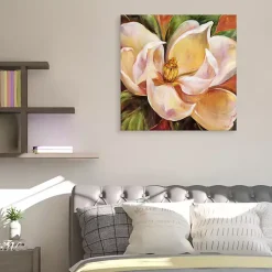 Kirklands Home Magnolia Glow I Canvas Art Print Multi Hot