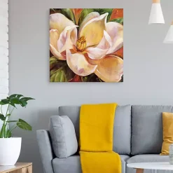 Kirklands Home Magnolia Glow I Canvas Art Print Multi Hot