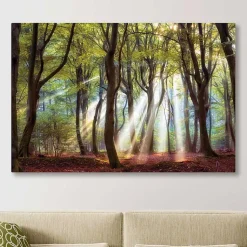 Kirklands Home Majestic Morning Giclee Canvas Art Print Multi New