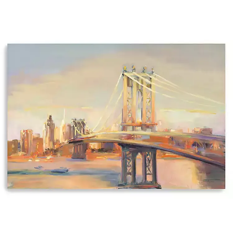 Kirklands Home Manhattan Sunrise Canvas Art Print, 60x40 in. New